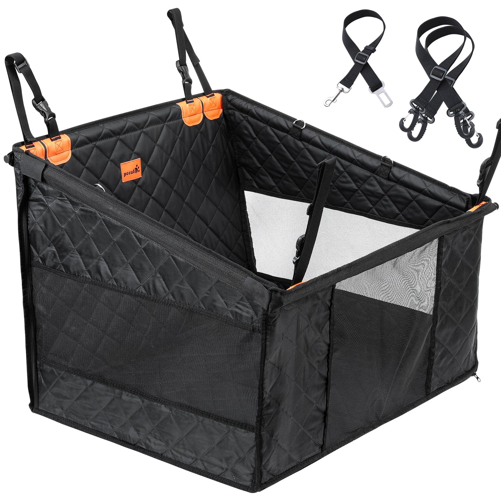 Pecute Extra Stable Dog Car Seat Reinforced for Medium and Large Dogs