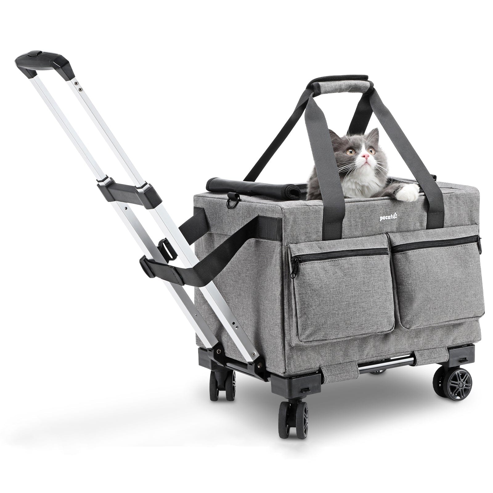 Borsa trolley Pecute con telaio integrato rimovibile