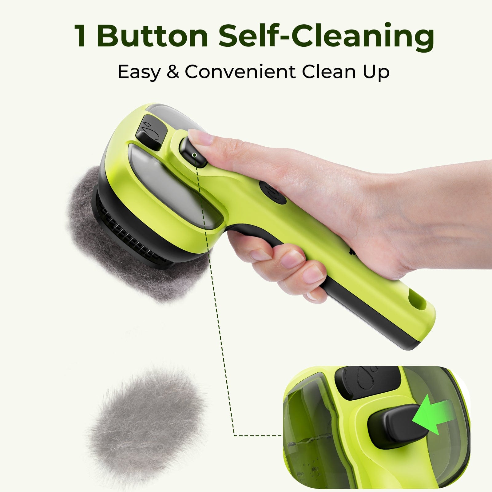 Pecute Steam Cat Brush Self-Cleaning Grooming with 2 Water Spray Modes