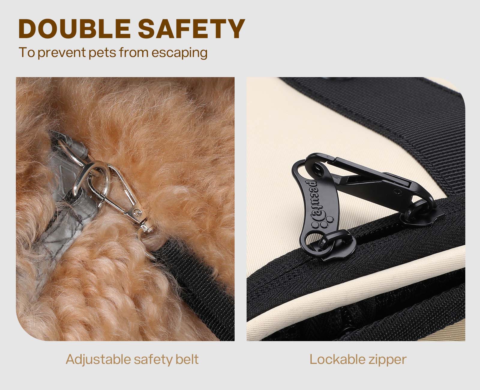 Pecute Hardtop Widened Pet Carrier Backpack Dog Backpack