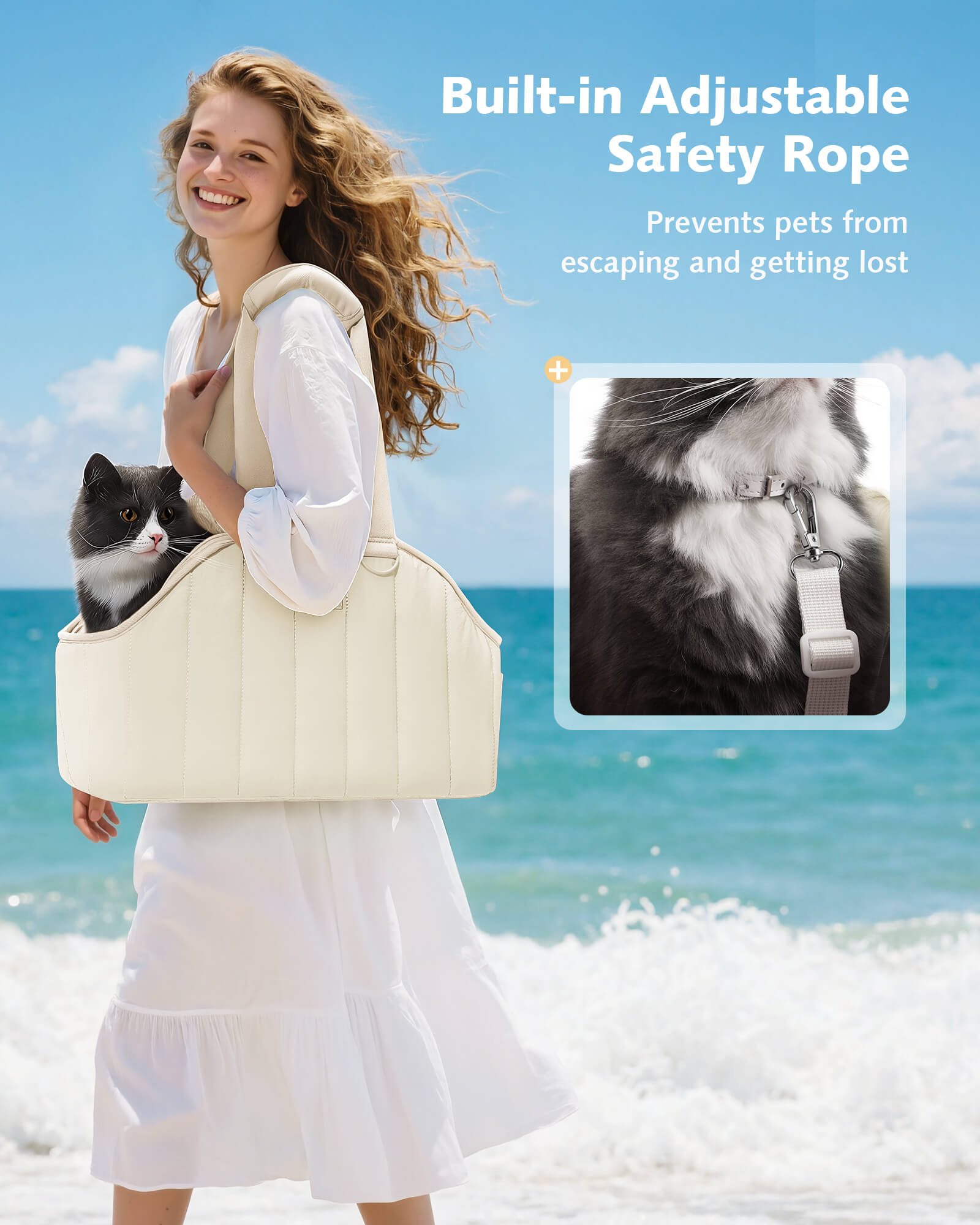 Pecute Ultra-Light Stylish Pet Shoulder Handbag Cat Carrier Bag