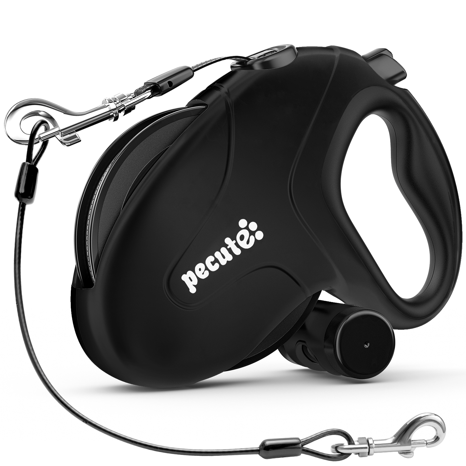 PEUTE 10m/32ft Laish pour chien rétractable avec des bandes réfléchissantes avec sac de merde