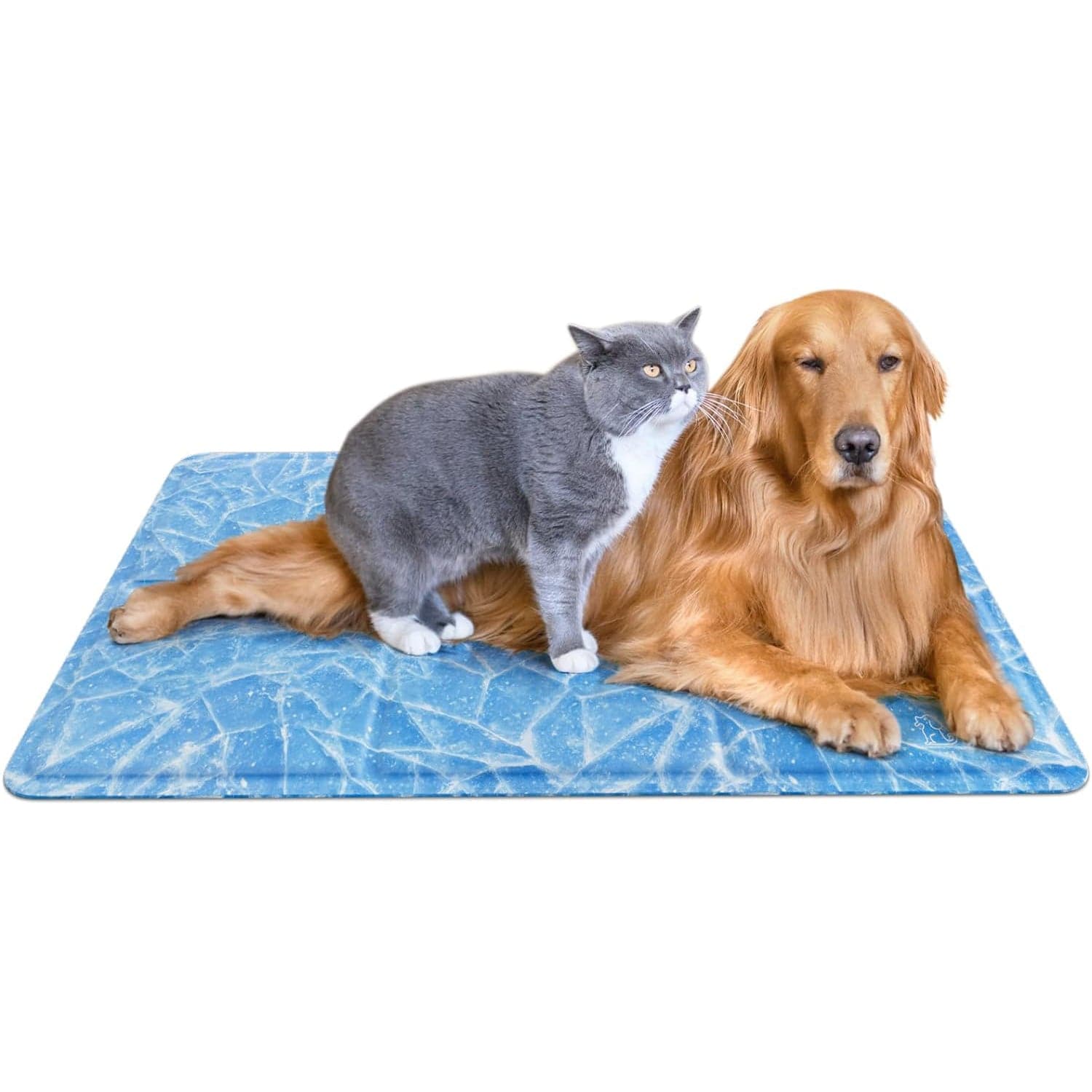 Pecute M-XL Dog Cooling Mat Ice Cracks