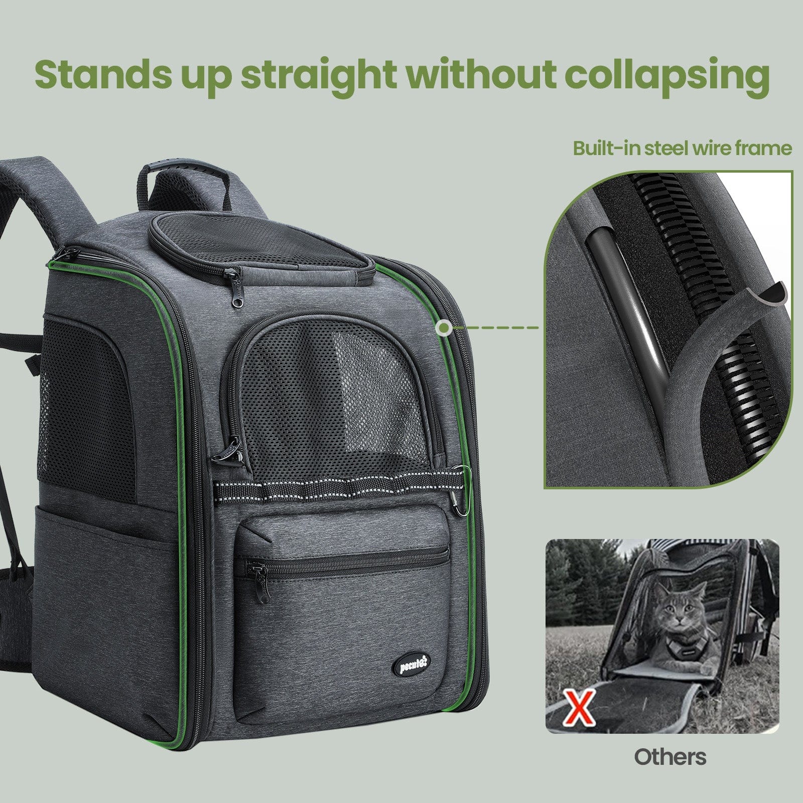 Pecute Suspended Anti-Gravity Weight-Reducing Pet Carrier Backpack