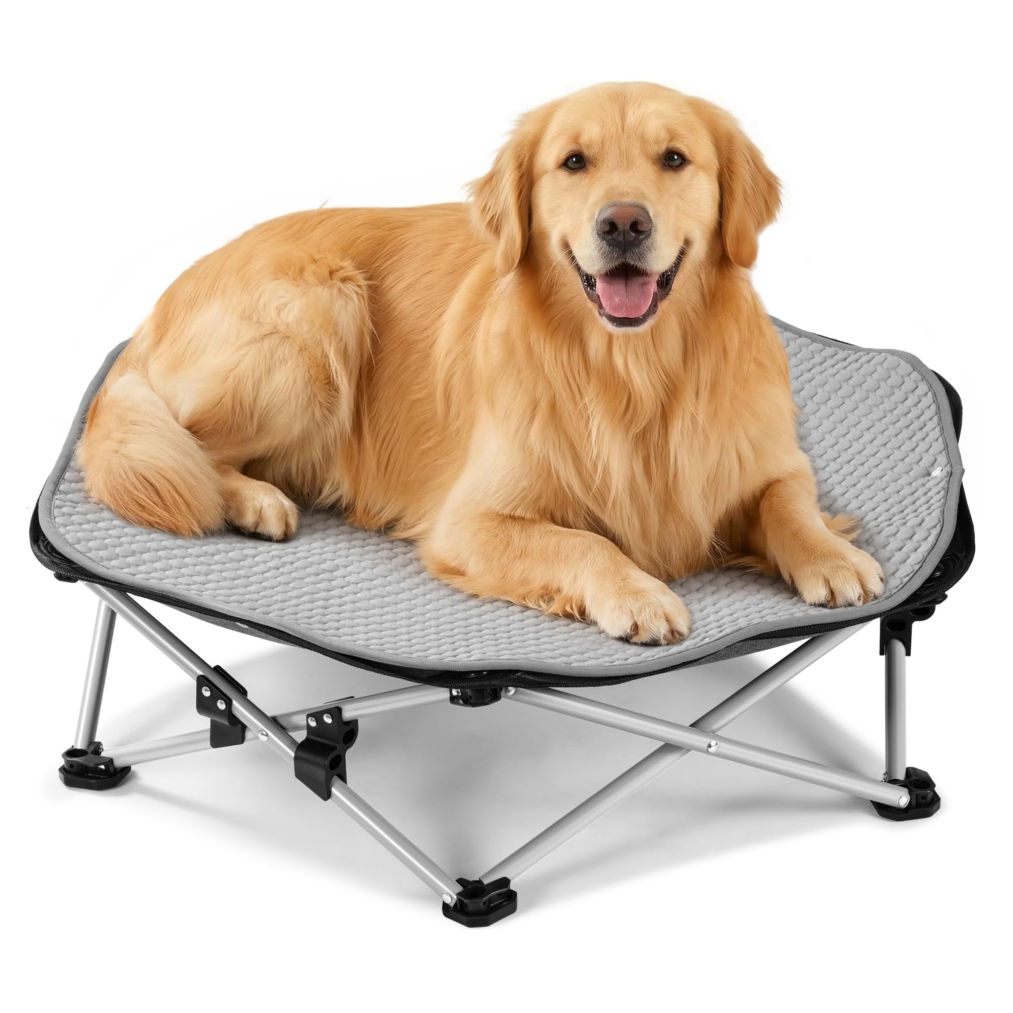 Pecute Elevated Dog Bed with Cooling Blanket