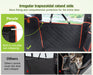 Pecute Dog Car Seat Cover with Hard Bottom.
