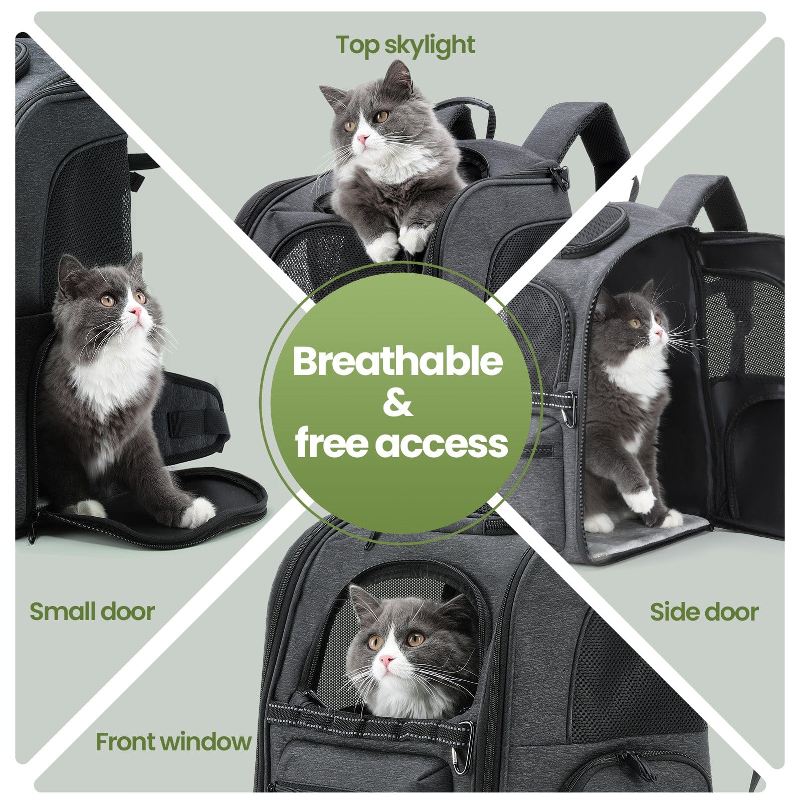 Pecute Suspended Anti-Gravity Weight-Reducing Pet Carrier Backpack