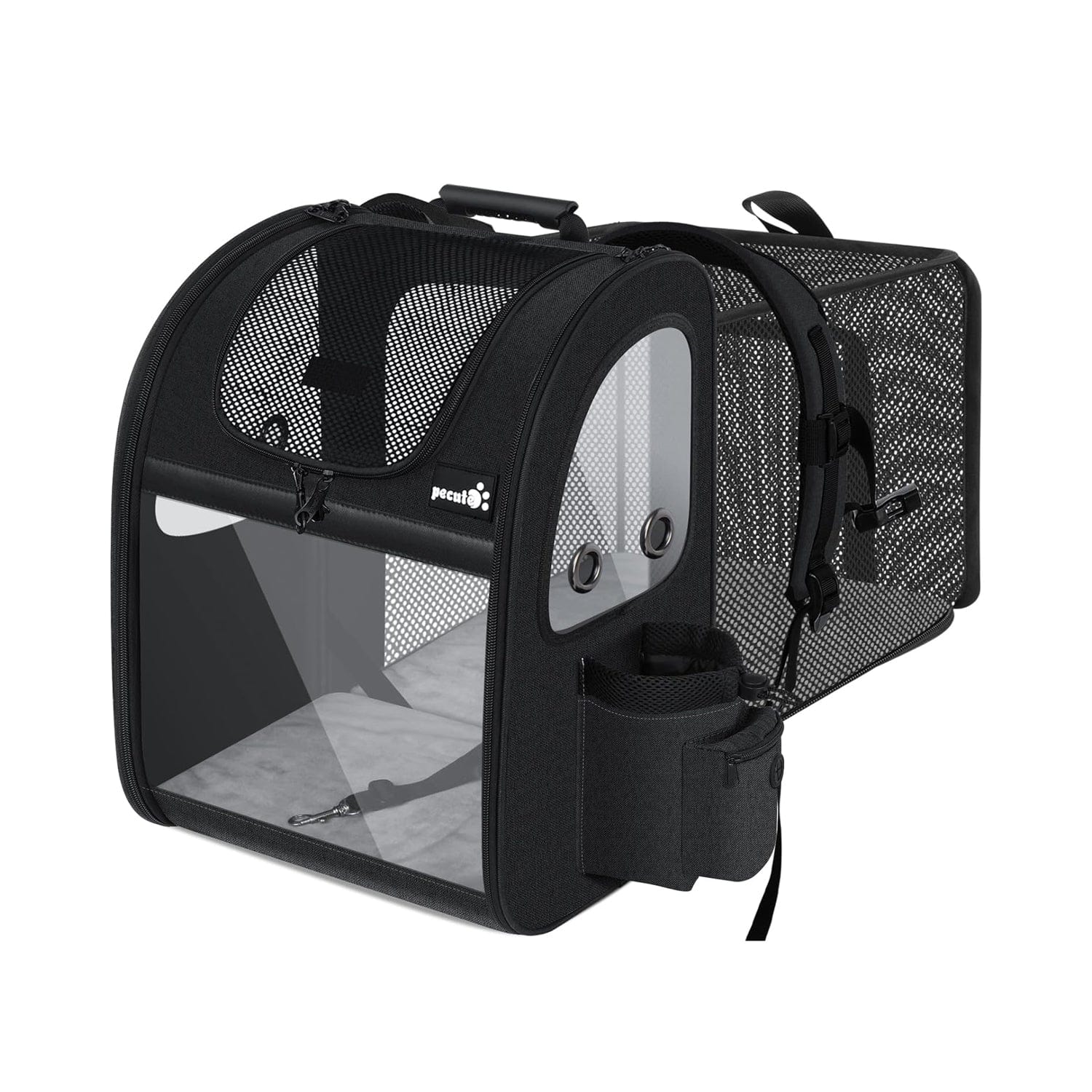 Pecute Expandable Portable Breathable Rucksack Cat Carrier Dog Backpac