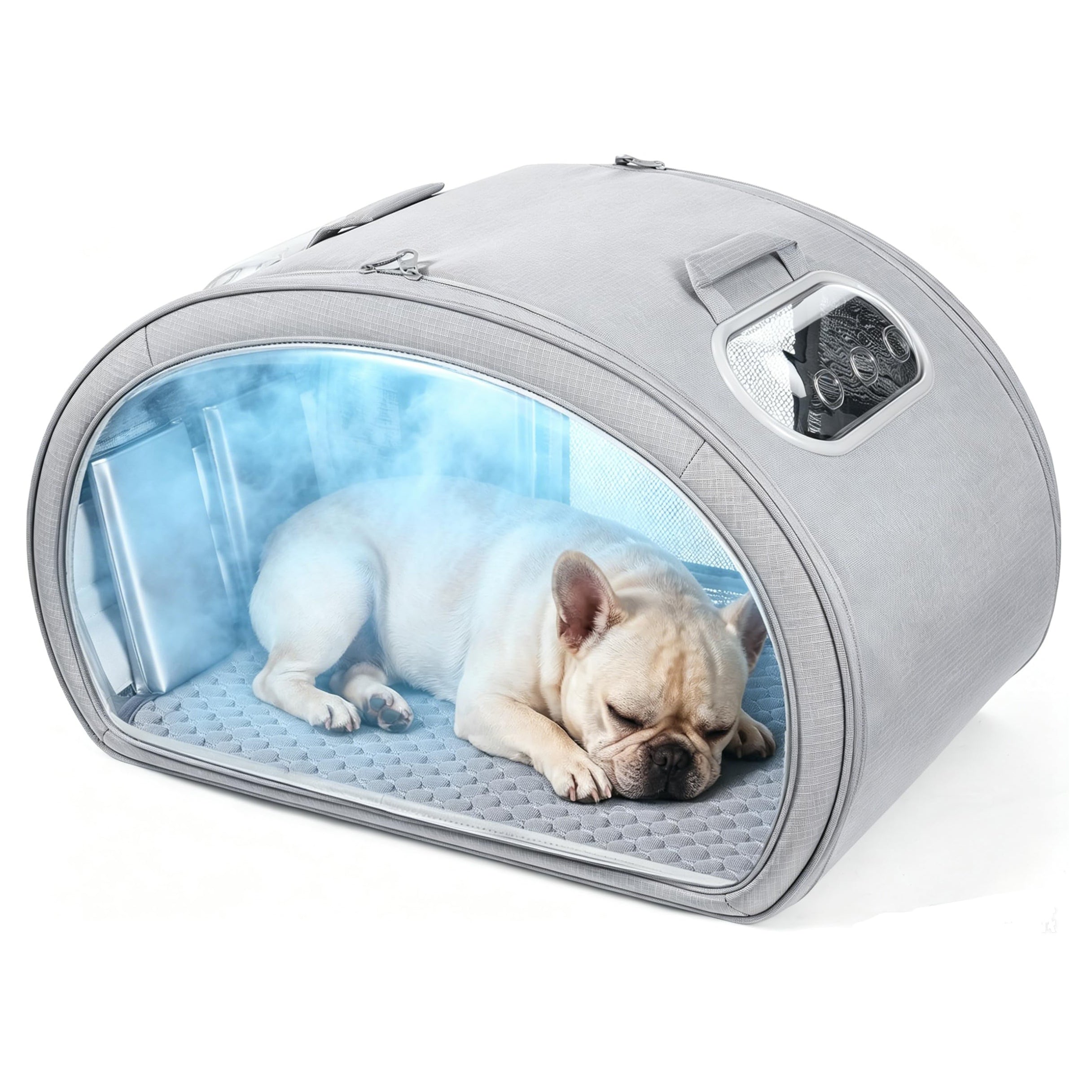 Pecute Cooling Cat House AC House with Cooling Mat for Cat Small Dogs