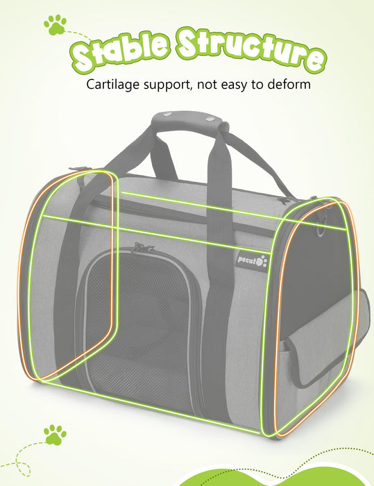 Pecute® Pet Carrier Bag Large, Cat Carrier Handbag