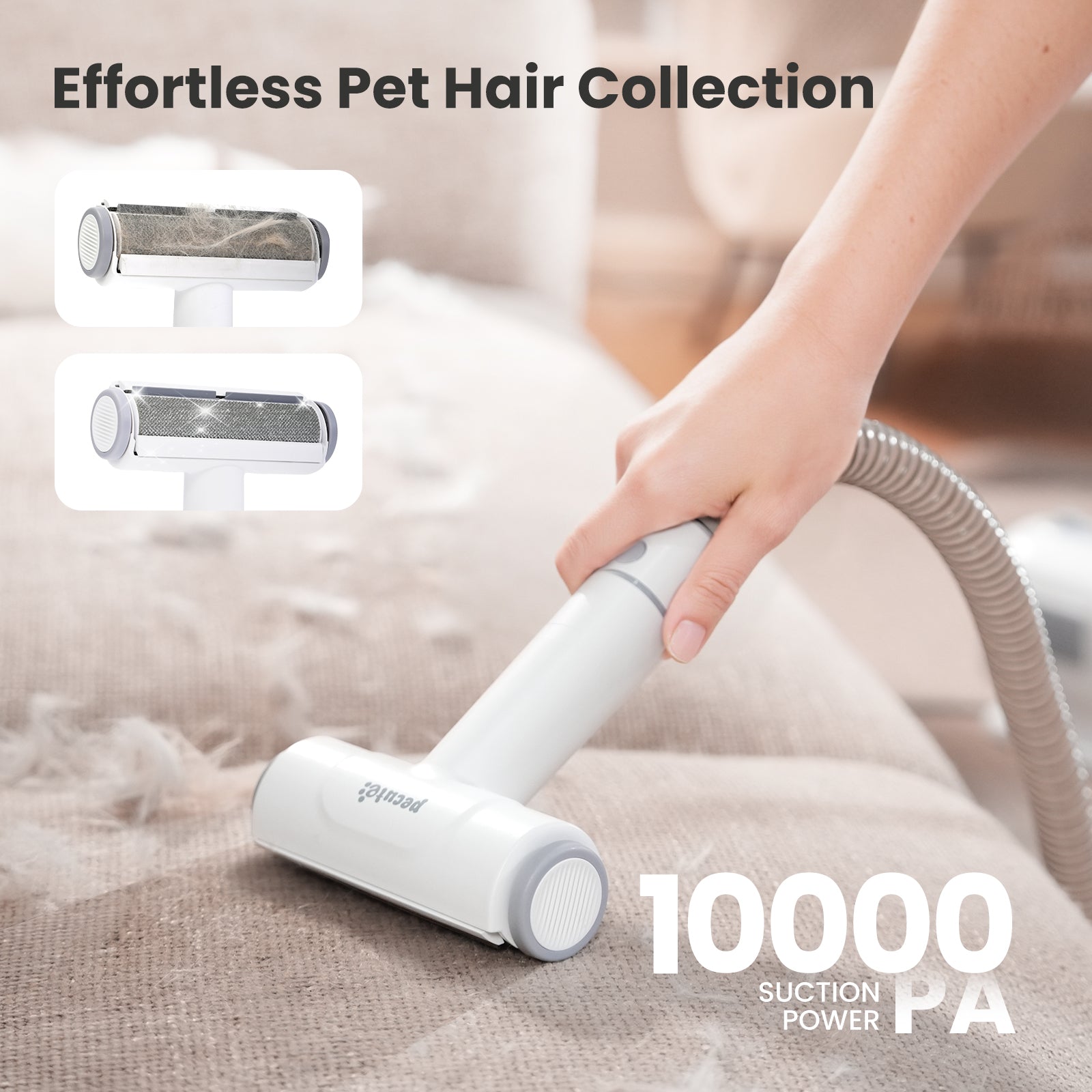 Pecute 7-in-1 Dog Grooming Vacuum&Dryer for Shedding Grooming