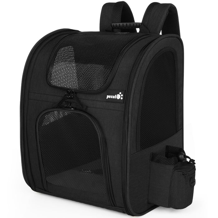 Pecute Cat Carrier Dog Backpack (Black)