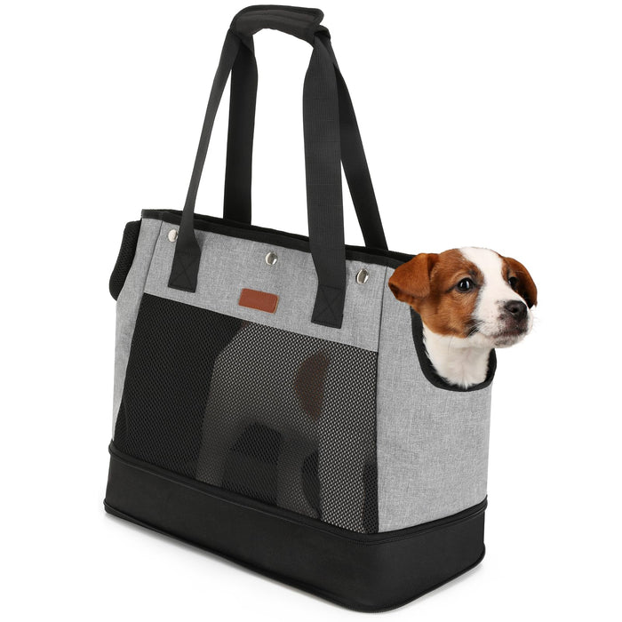 Pecute Pet Carrier for Small Dogs & Cats Pet Tote Bag Expandable.