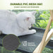 Pecute Large Cat Hammock Sunny Seat with Wooden Frame.
