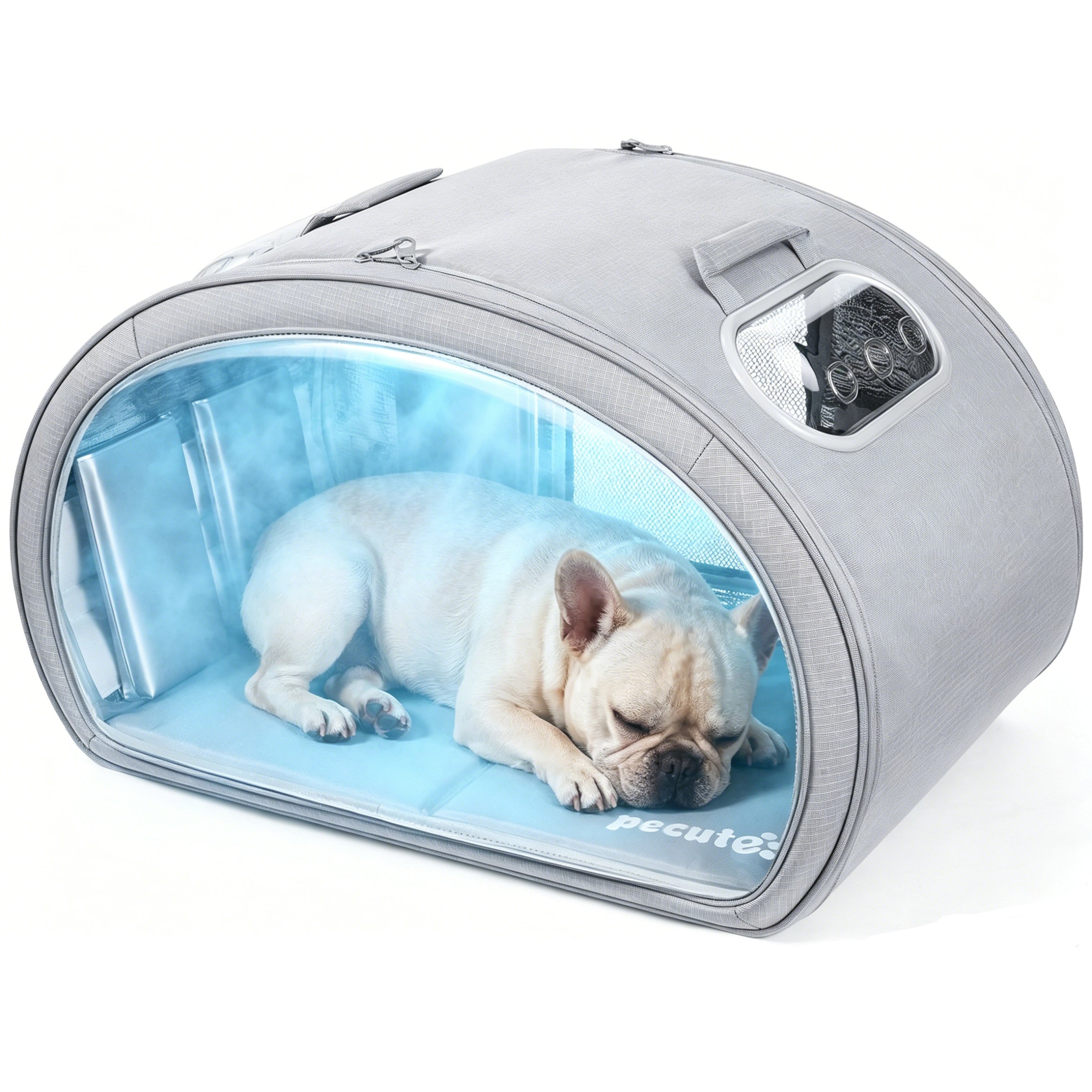 Pecute Cat Cooling House Dog House with Cooling Mat