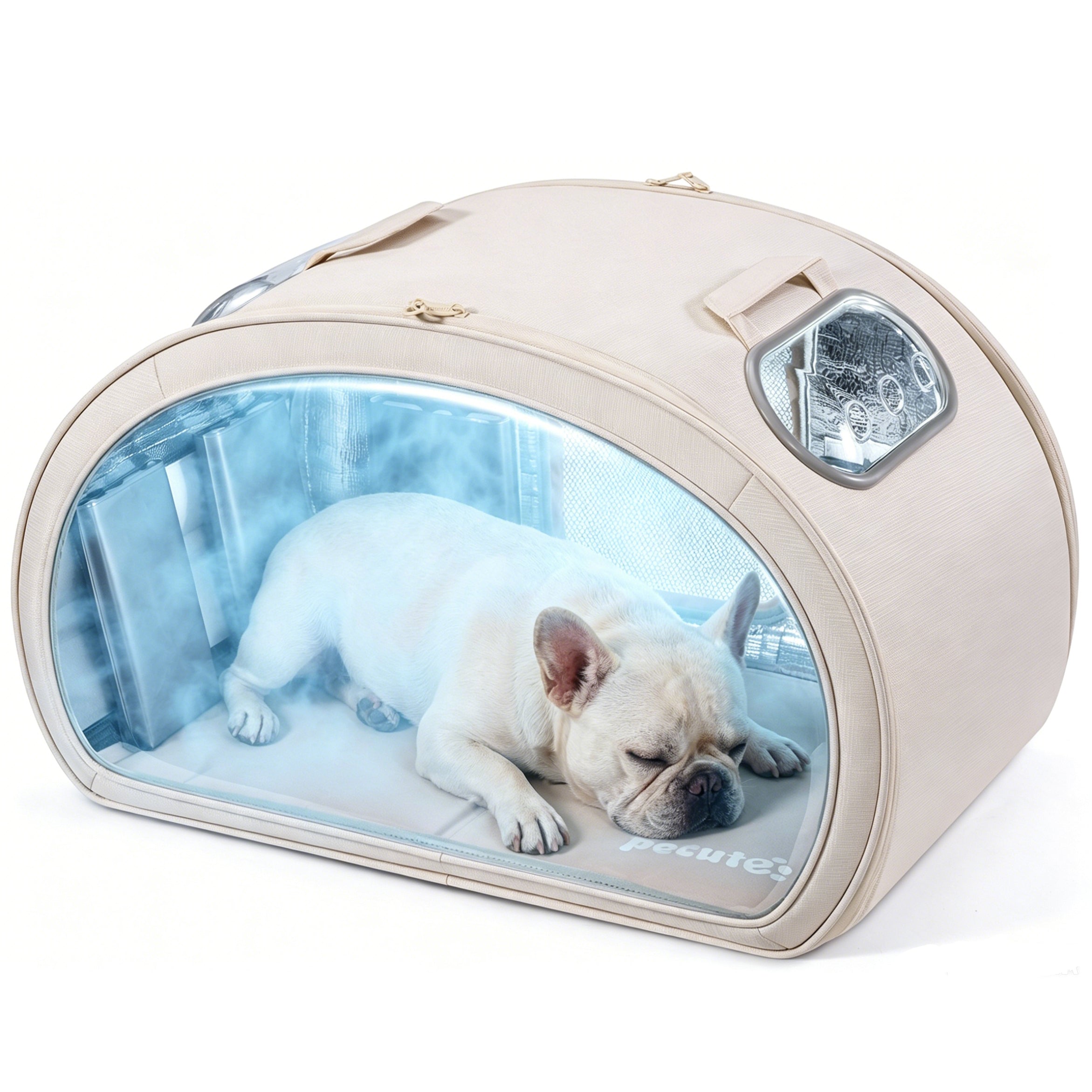 Pecute Cat Cooling House Dog House with Cooling Mat