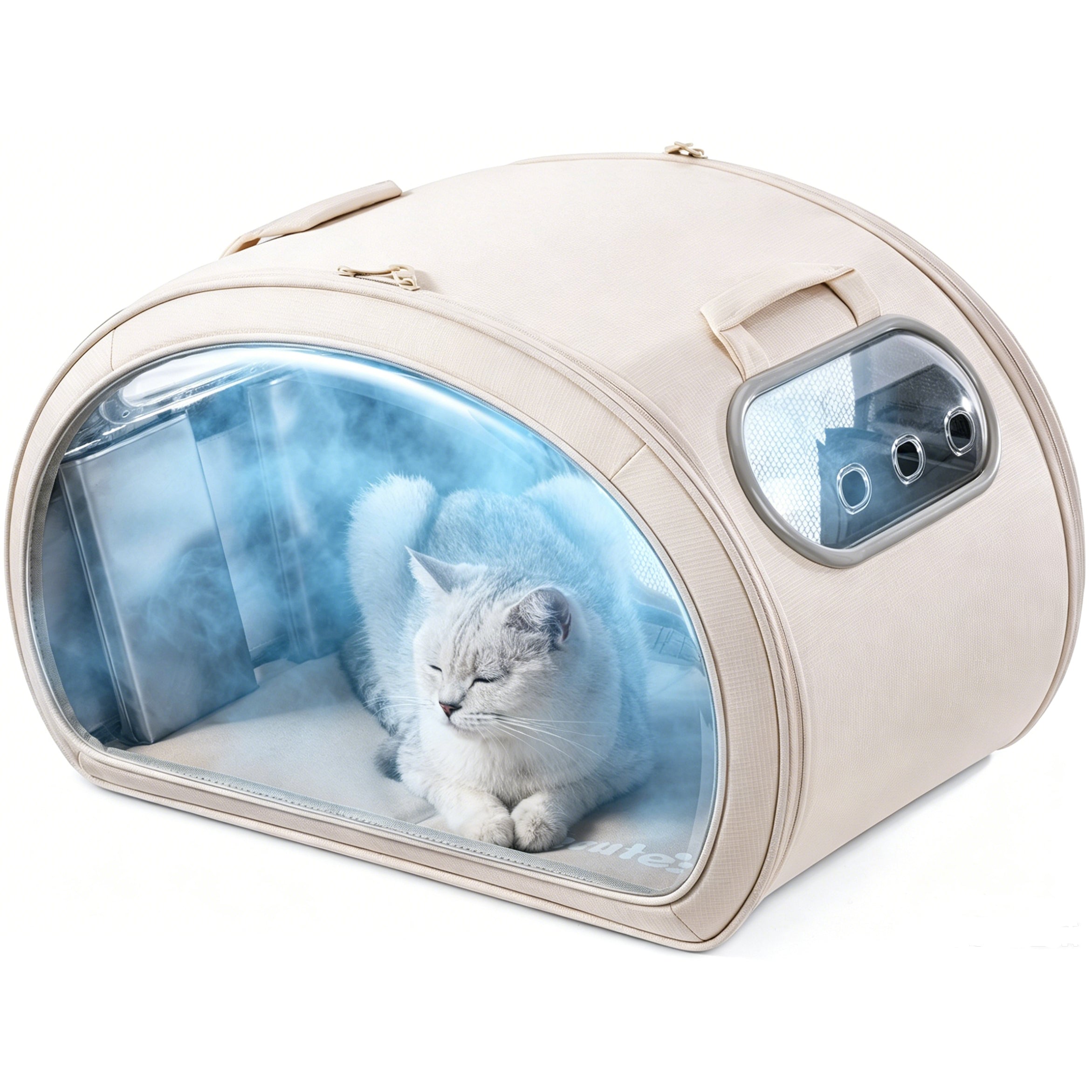 Pecute Cat Cooling House Dog House with Cooling Mat