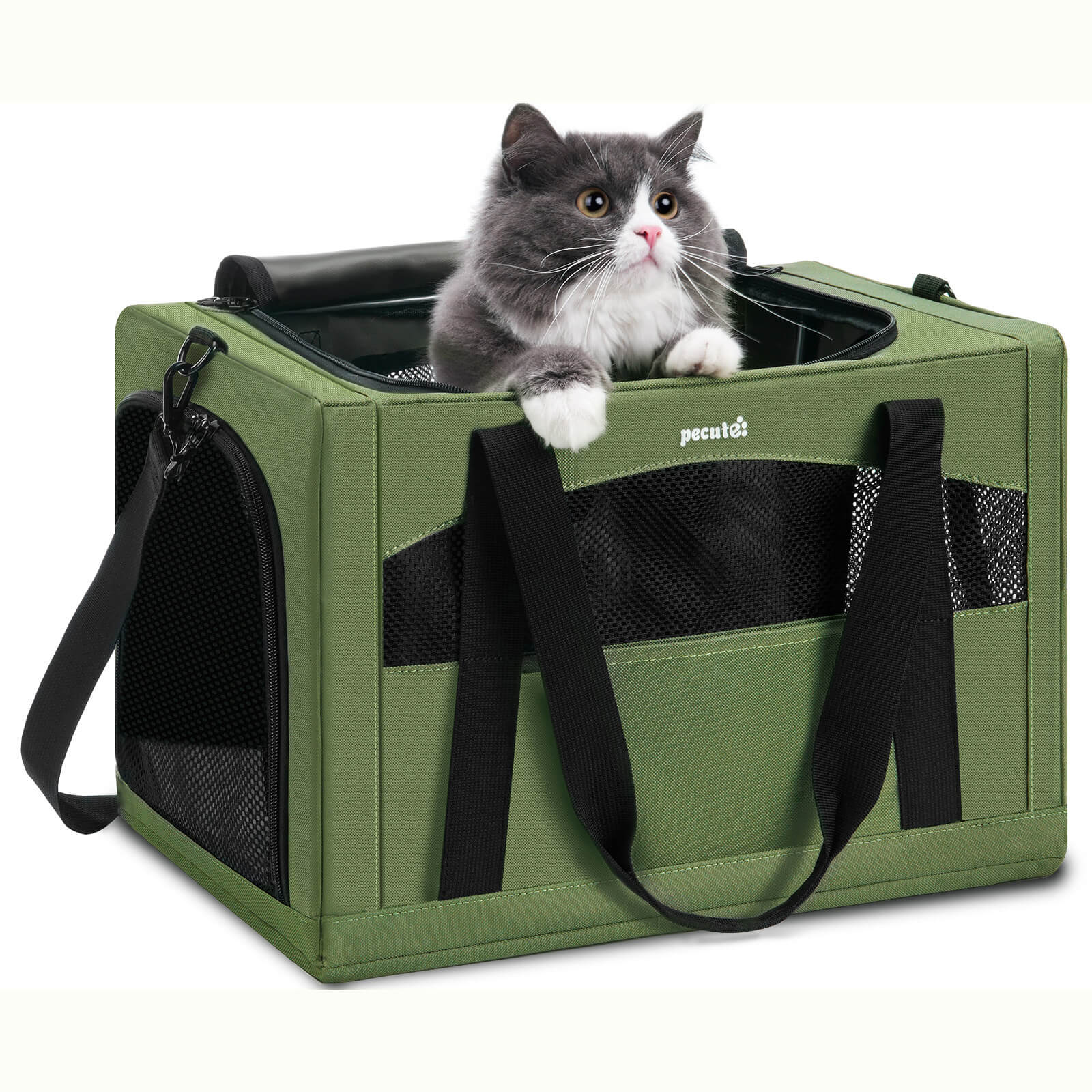 Pecute Cat Carrier Handbag Stable Breathable and Portable for Travel and Outing
