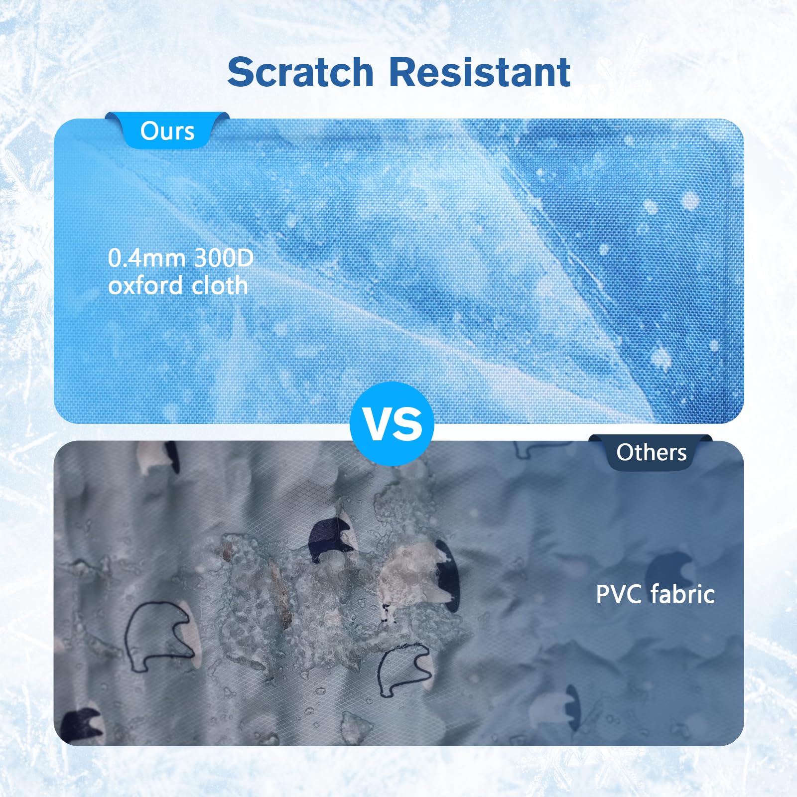 Pecute M-XL Dog Cooling Mat Ice Cracks