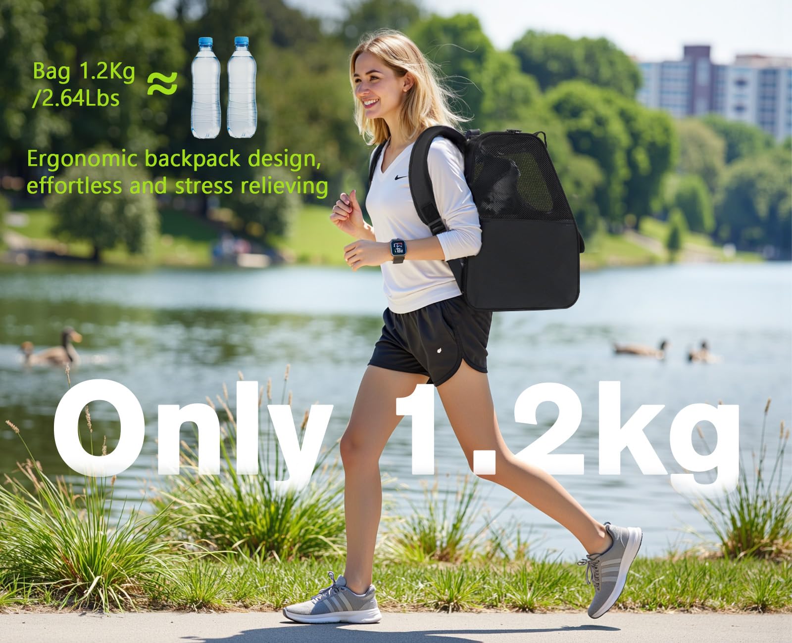 Pecute Trapezoidal Cat Carrier Pet Backpack