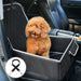Pecute Dog Car Seat Cover for Front Seats (Black).