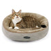 Pecute Cat Bed for Cats and Puppies Oval.