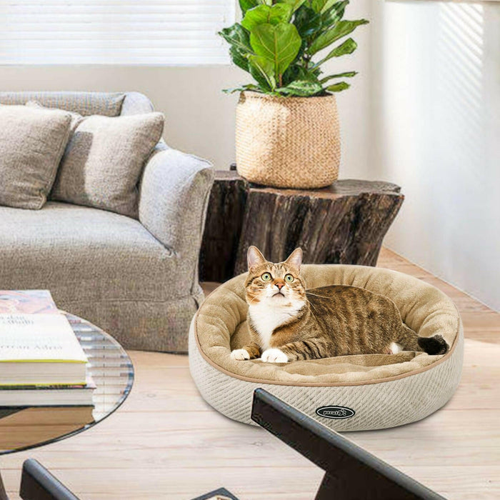 Pecute Cat Bed for Cats and Puppies Oval.
