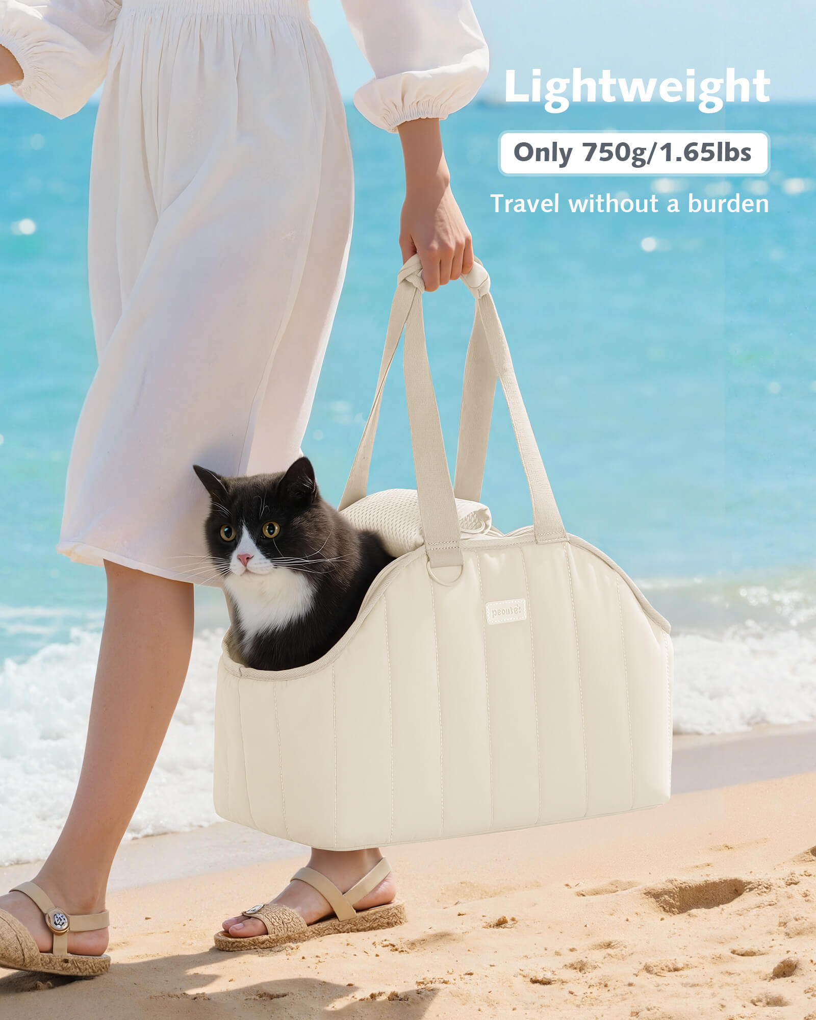 Pecute Ultra-Light Stylish Pet Shoulder Handbag Cat Carrier Bag