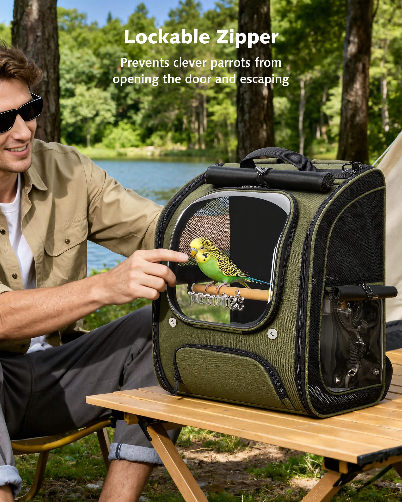 Pecute Bubble Bird Parrot Backpack