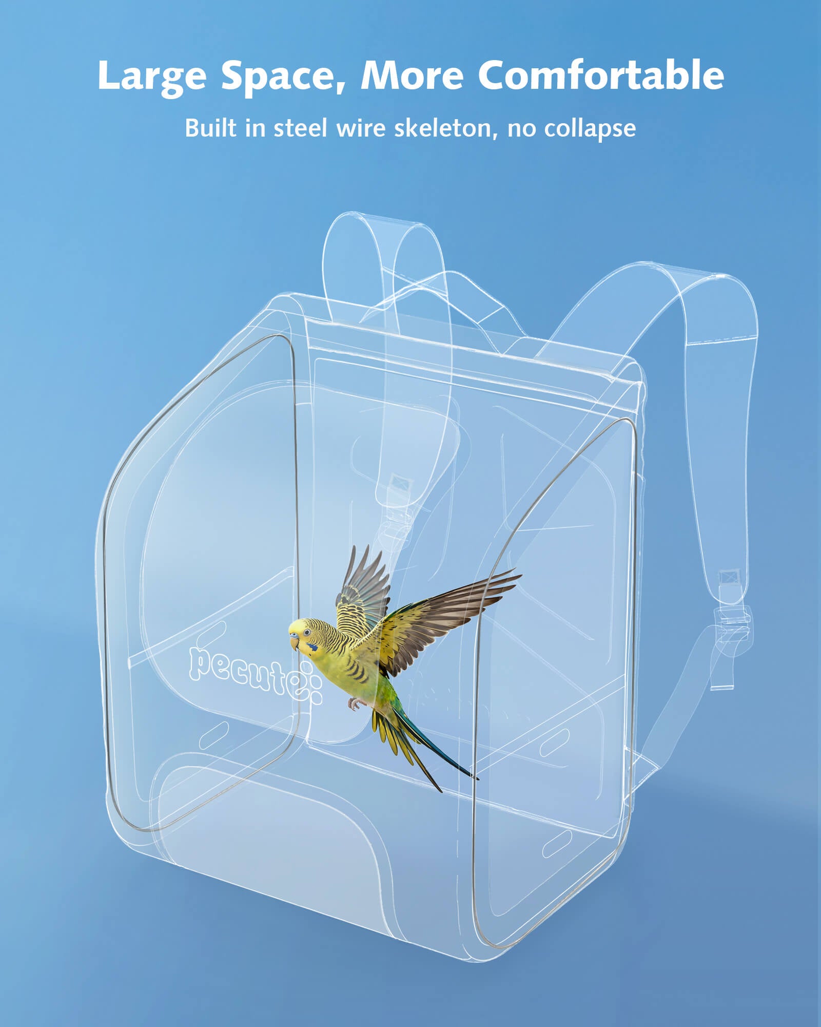 Pecute Bubble Bird Parrot Backpack