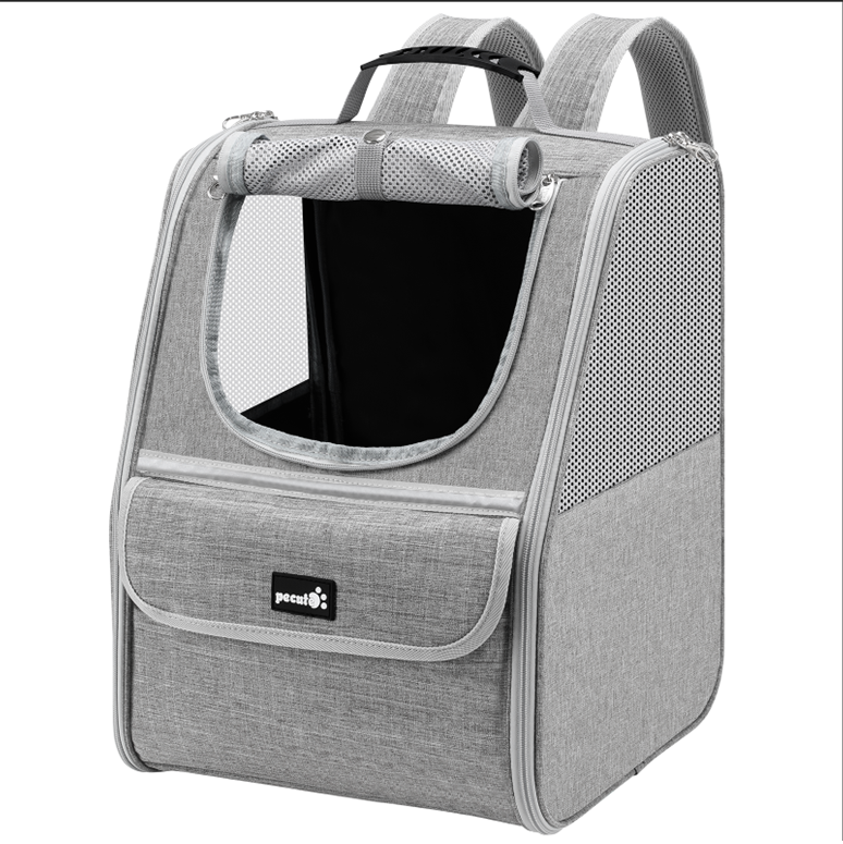 Pecute Trapezoidal Cat Carrier Pet Backpack