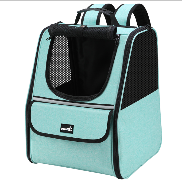 Pecute Trapezoidal Cat Carrier Pet Backpack