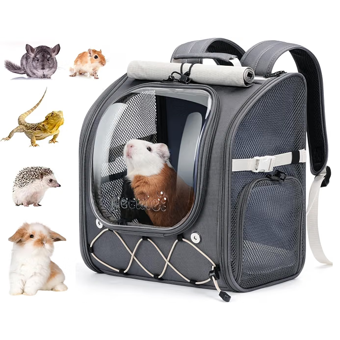 Pecute Small Pet Carrier Breathable Guinea Pig Carrier