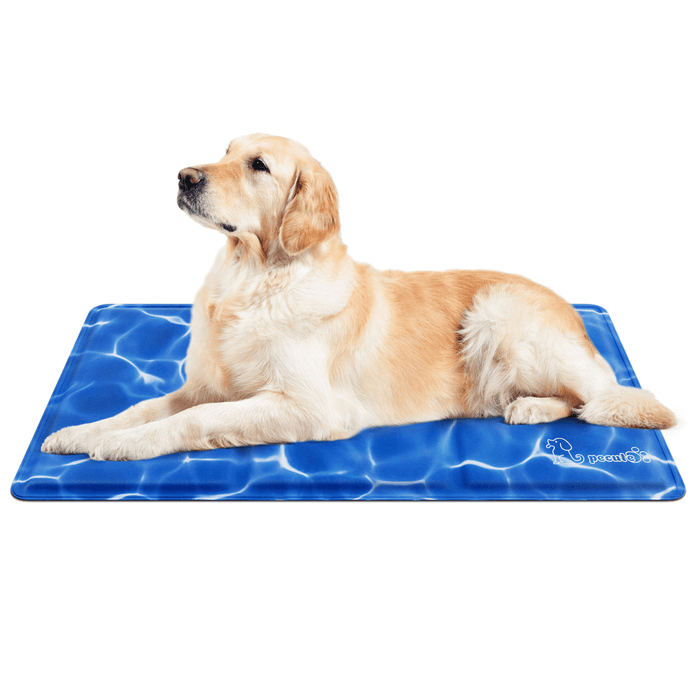 Pecute L 90x50cm Dog Cooling Mat  Water Ripples