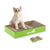 Pecute Wavy Shape Double-Sided Cat Scratcher Scratching Board