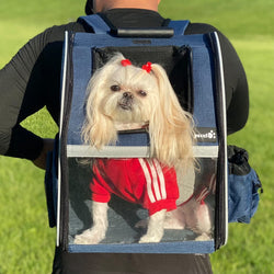 Pecute Portable Breathable Rucksack Pet Carrier Backpack