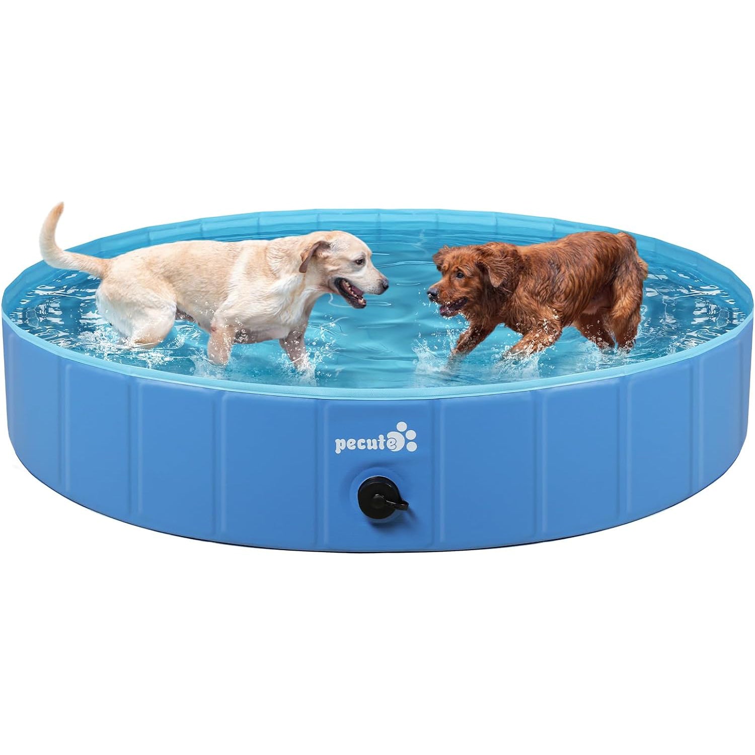 Pecute M-XXL Paddling Pool for Pets& Kids