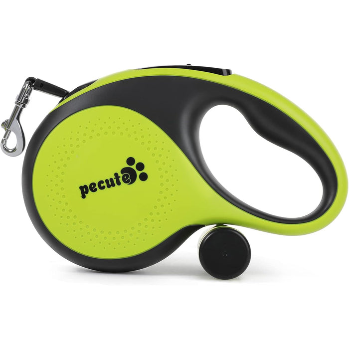 Pecute Retractable Dog Leash with Poo Bag in Weight