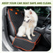 Pecute Front Car Seat Cover for Dogs Waterproof Nonslip.