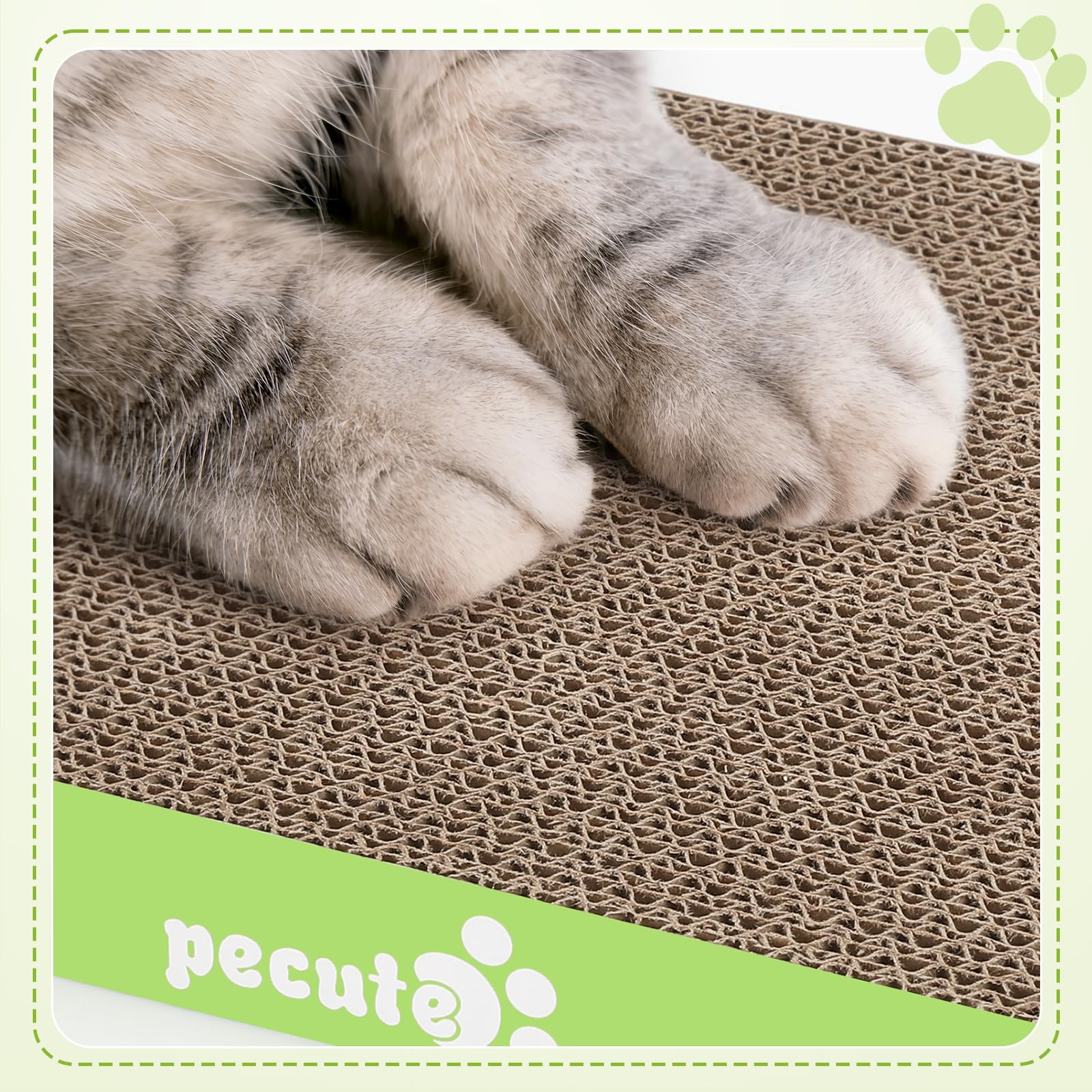 Pecute Cat Scratcher Large Cat Scratching Boards Replacement.