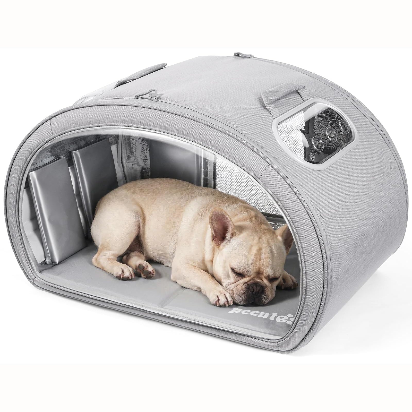 Pecute Cat Cooling House Dog House with Cooling Mat