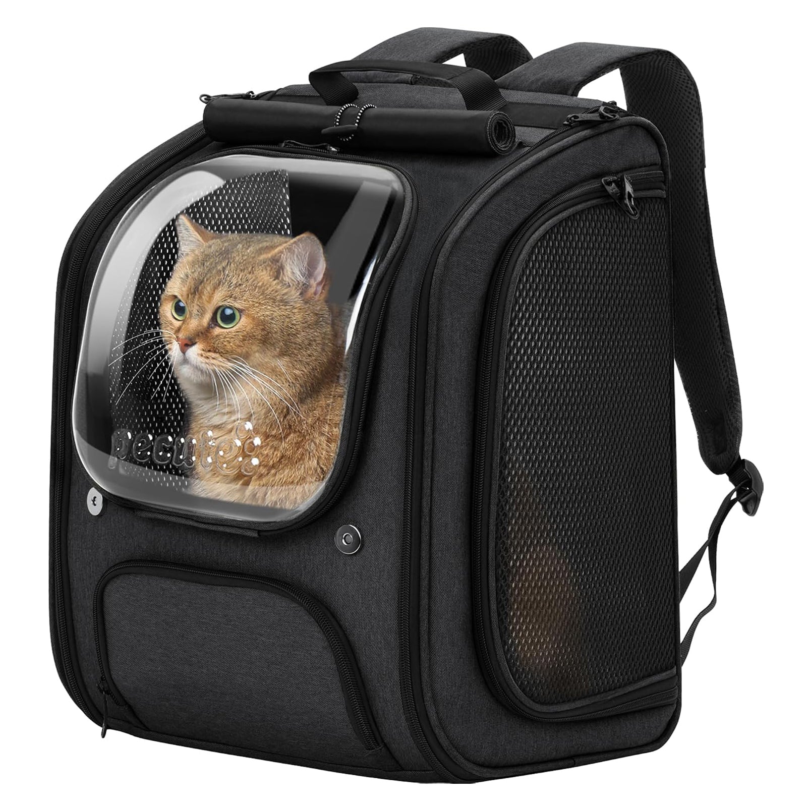 Pecute Bubble Cat Backpack Carrier Large Space Ergonomic 3D Design Breathable & Shaded_us deal