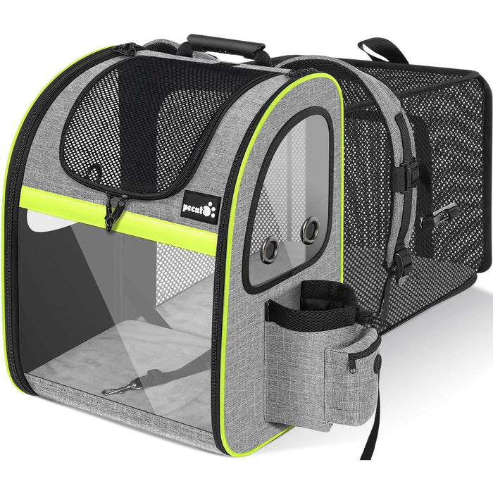 Pecute Portable Breathable Rucksack Pet Carrier Backpack.