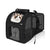 Pecute Expandable Cat Carrier Dog Backpack Black_us deal