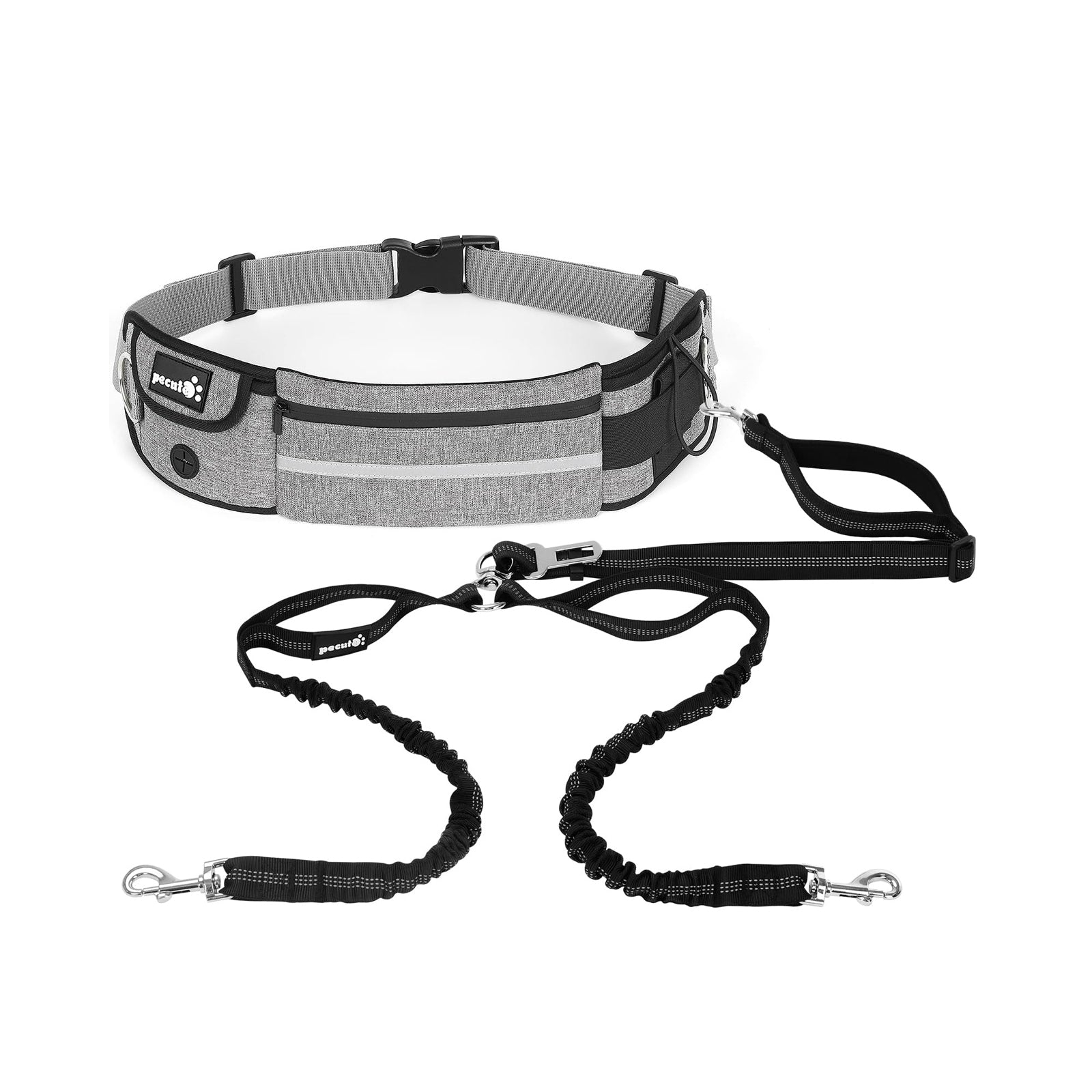 Pecute Hands Free Dog Leash 2 Dogs