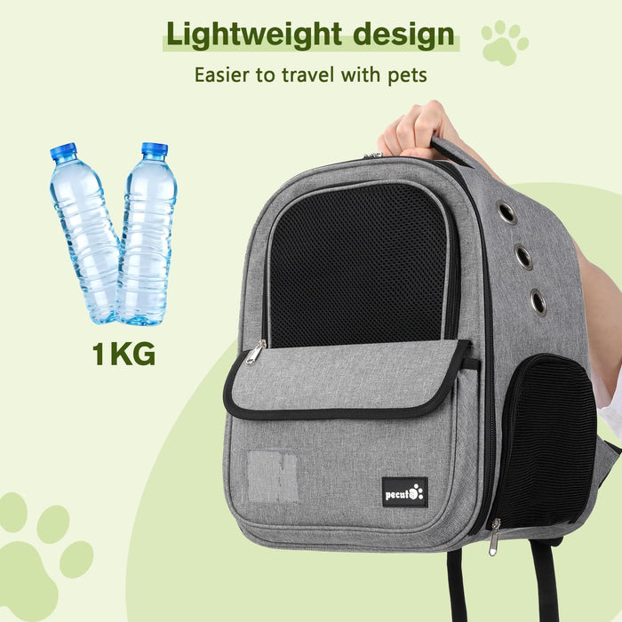 Pecute Small Pet Carrier Backpack for Cats and Puppies.
