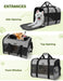 Pecute Pet Bag Cat Carrier Handbag with Bowl XL(Max Load:12kg).