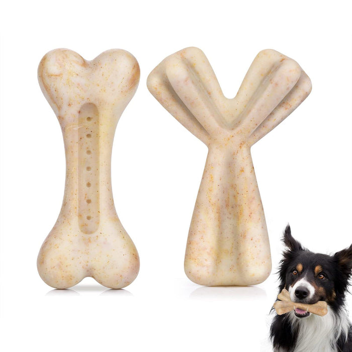 Pecute Tough Dog Chew Toy 2 Pack (Large).