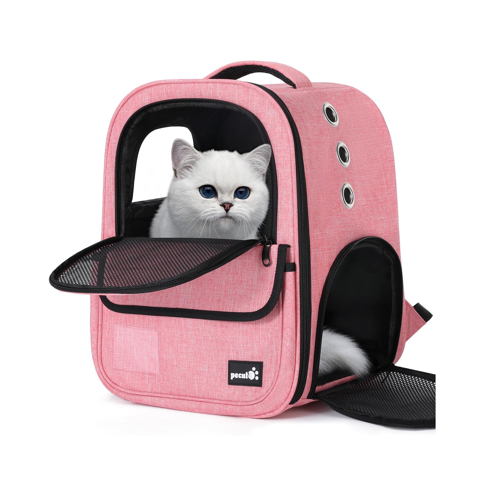 Pecute Small Pet Carrier Backpack for Cats and Puppies