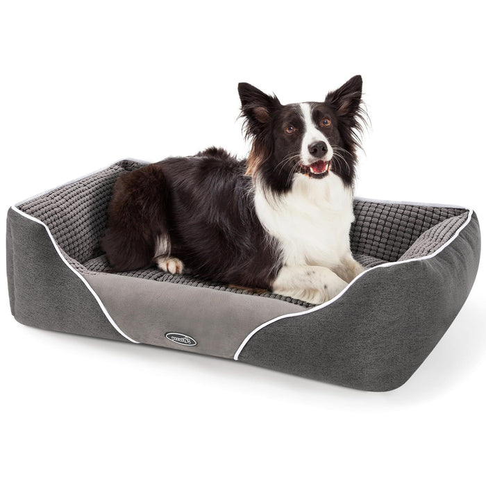 Pecute Plush Pet Bed for Cats Small Dogs S (50×43×18cm)